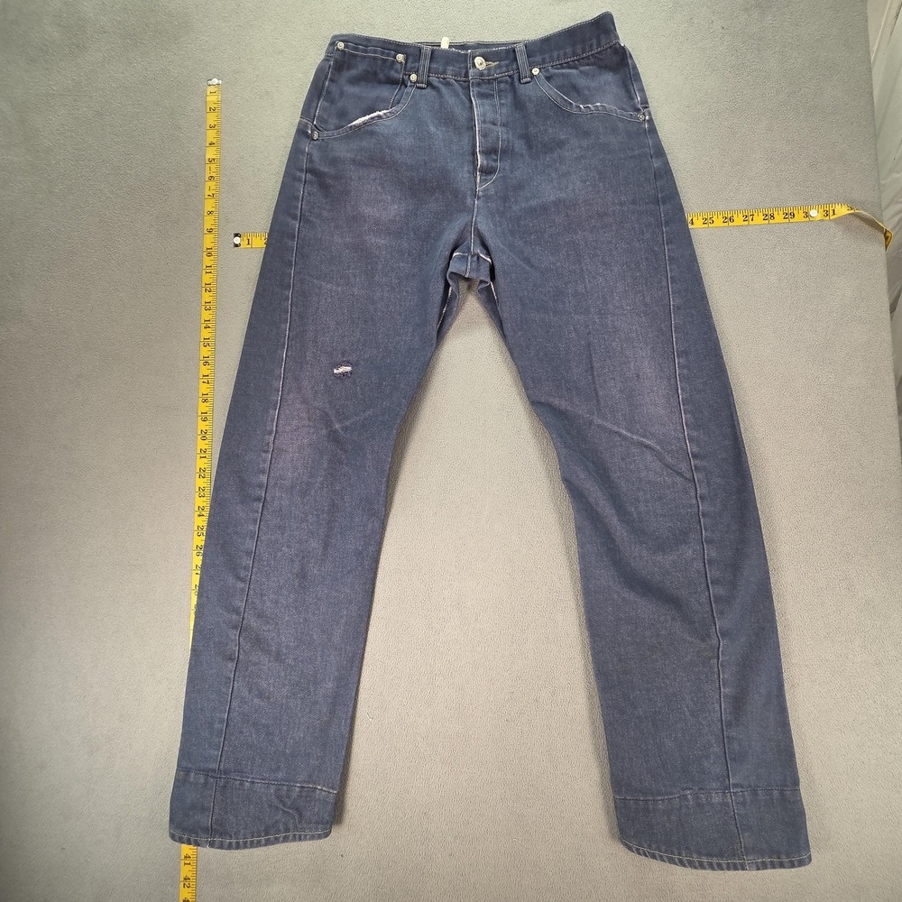 VTG Levis Engineered Jeans‎ Mens Blue Med Wash Straight Twisted Fits 29x30